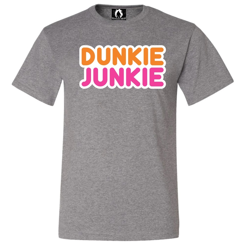 Gray Dunkie Junkie Short Sleeve Tee